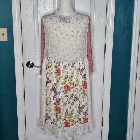 Handmade Upcycled Dress Medium-Large - Picture 6 of 9